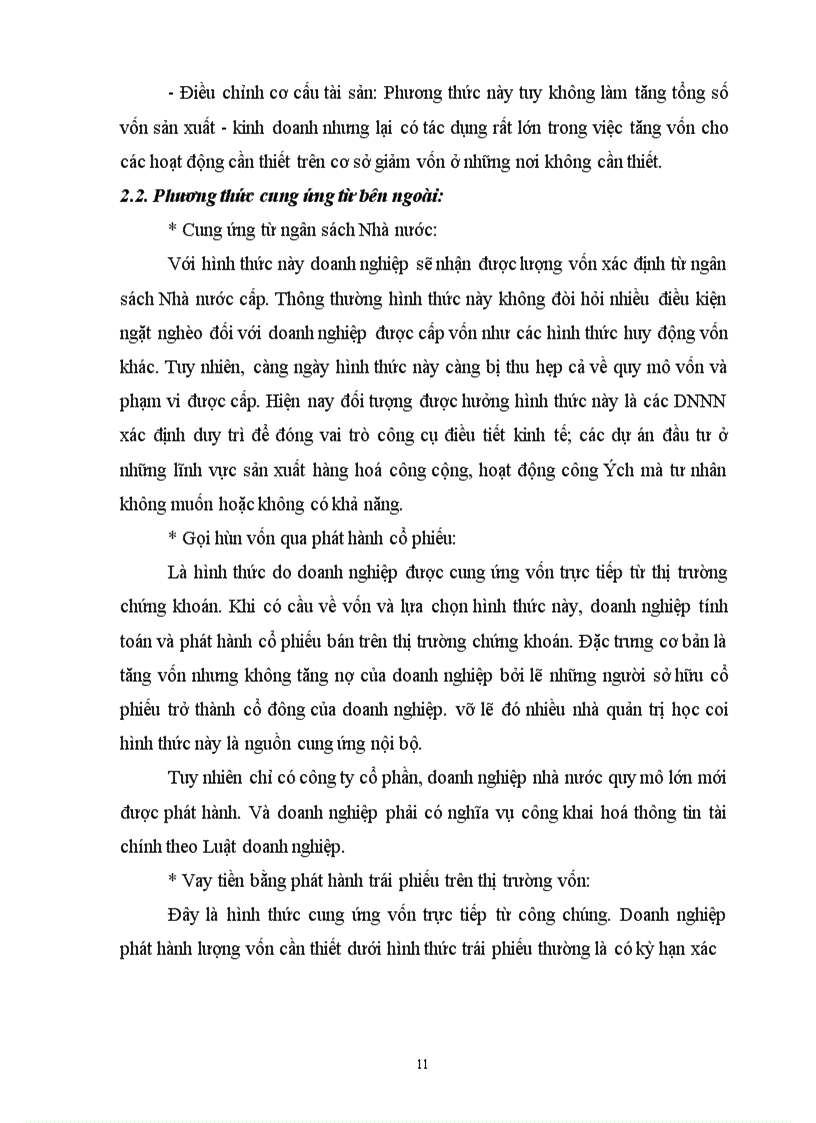 image for page Một số giải pháp để tạo vốn và nâng cao hiệu quả sử dụng vốn ở Công ty hoá chất mỏ