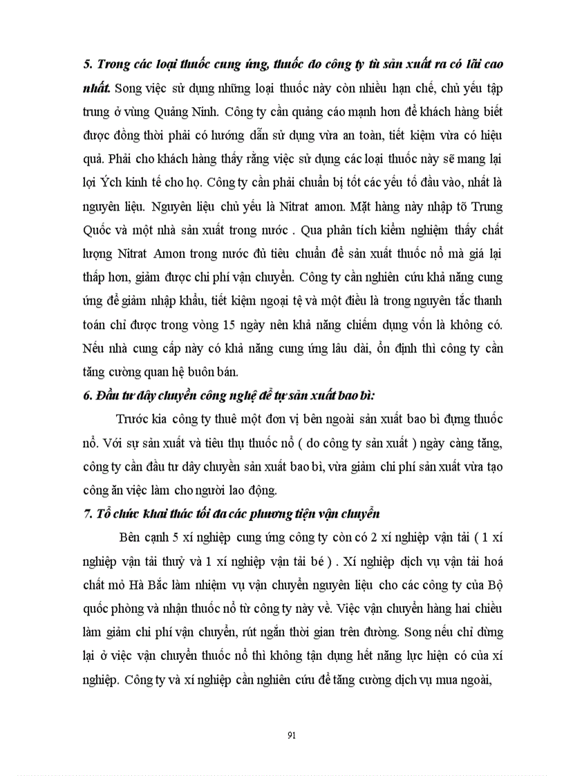 image for page Một số giải pháp để tạo vốn và nâng cao hiệu quả sử dụng vốn ở Công ty hoá chất mỏ