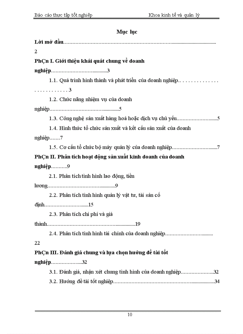 image for page Báo cáo thực tập tốt nghiệp Khoa kinh tế và quản lý