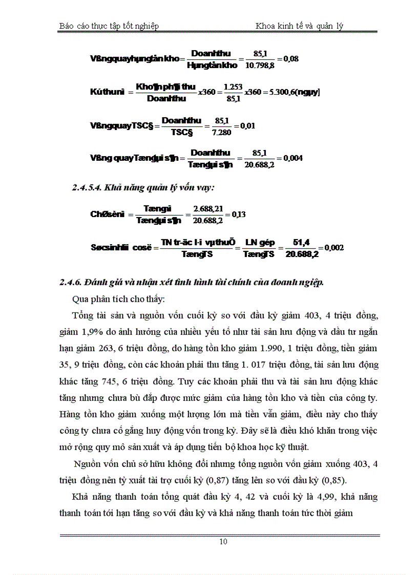 image for page Báo cáo thực tập tốt nghiệp Khoa kinh tế và quản lý