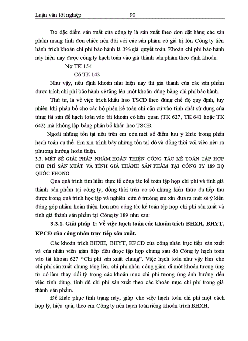 image for page Hoàn thiện công tác kế toán tập hợp chi phí sản xuất và tính giá thành sản phẩm tại công ty 189 Bộ Quốc Phòng
