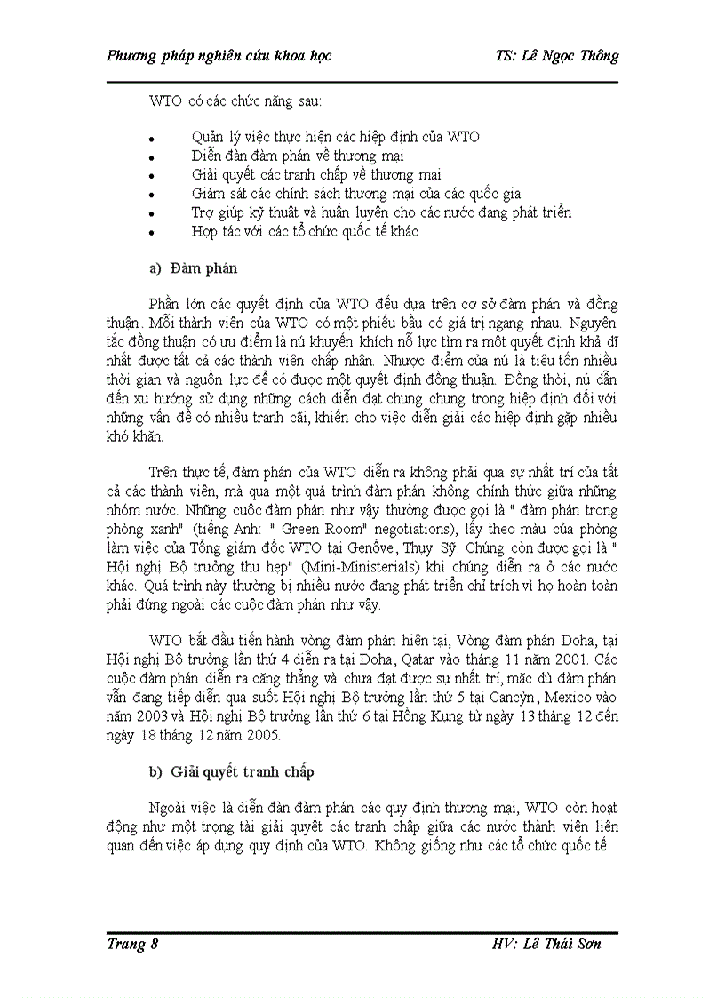 image for page Cơ hội và thách thức đối với việc phát triển lĩnh vực thương mại Việt Nam sau môt năm gia nhập WTO