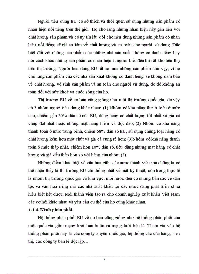 image for page MôI trường kinh tế eu tác động đến quyết định thâm nhập thị trường eu của vinatex