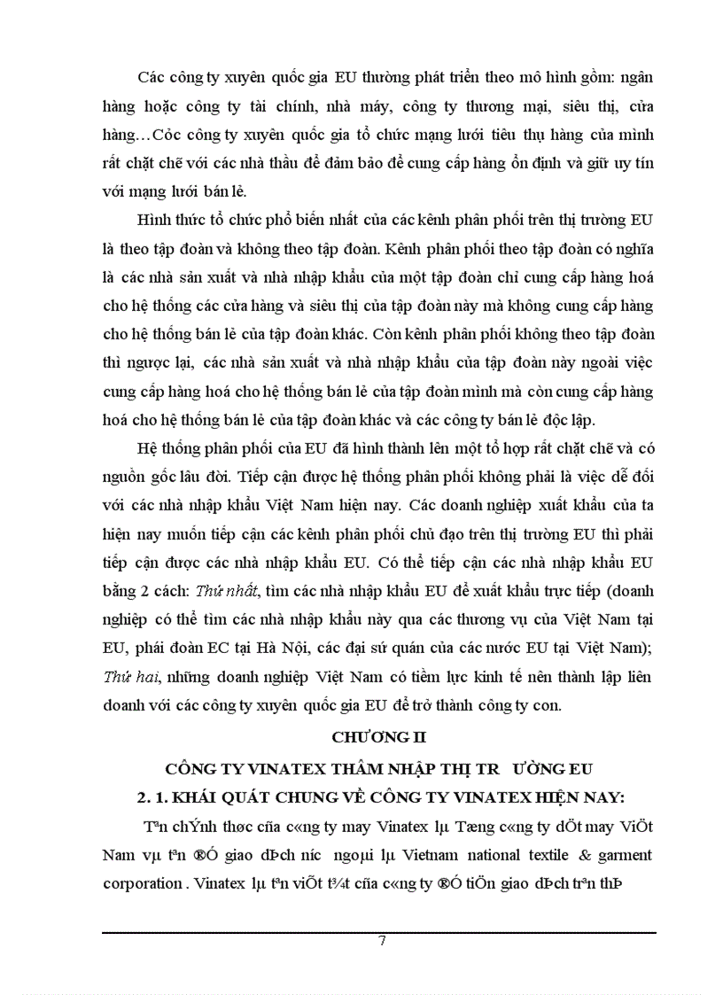 image for page MôI trường kinh tế eu tác động đến quyết định thâm nhập thị trường eu của vinatex