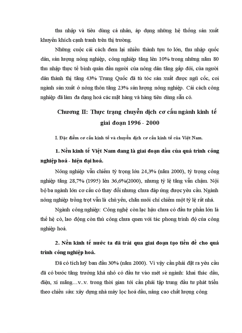image for page Kế hoạch chuyển dịch cơ cấu ngành kinh tế giai đoạn 2001-2005 phương hướng và giải pháp thực hiện