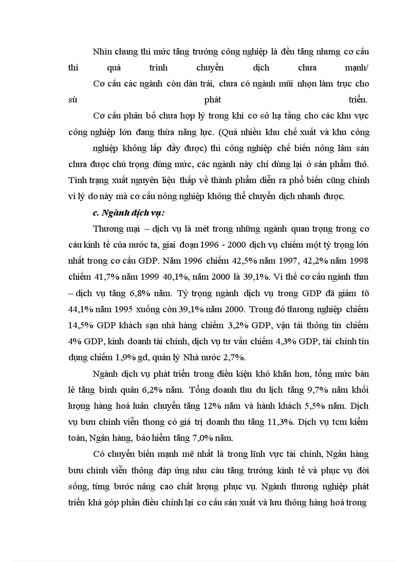 image for page Kế hoạch chuyển dịch cơ cấu ngành kinh tế giai đoạn 2001-2005 phương hướng và giải pháp thực hiện