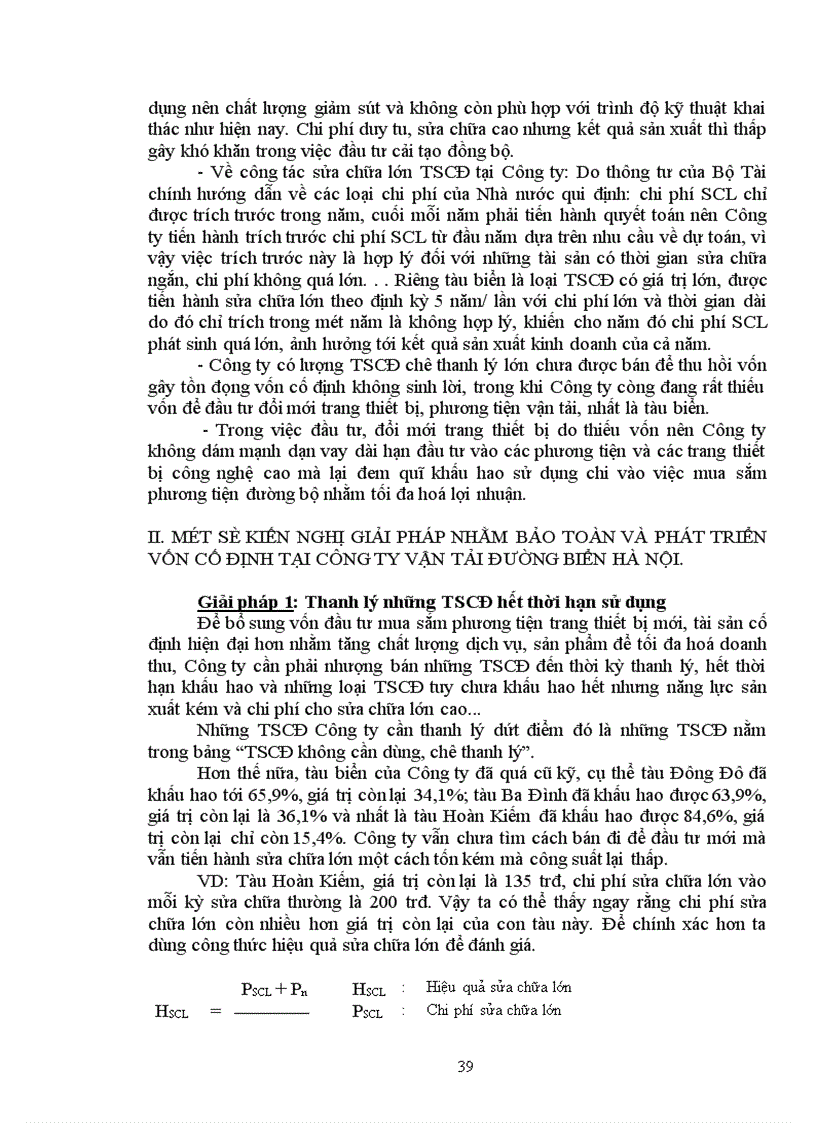 image for page Một số biện pháp bảo toàn và phát triển vốn cố định tại Công ty Vận tải đường biển Hà Nội