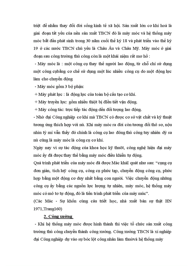 image for page Máy móc đại Công nghiệp, vai trò của nó đối với nền kinh tế Việt Nam