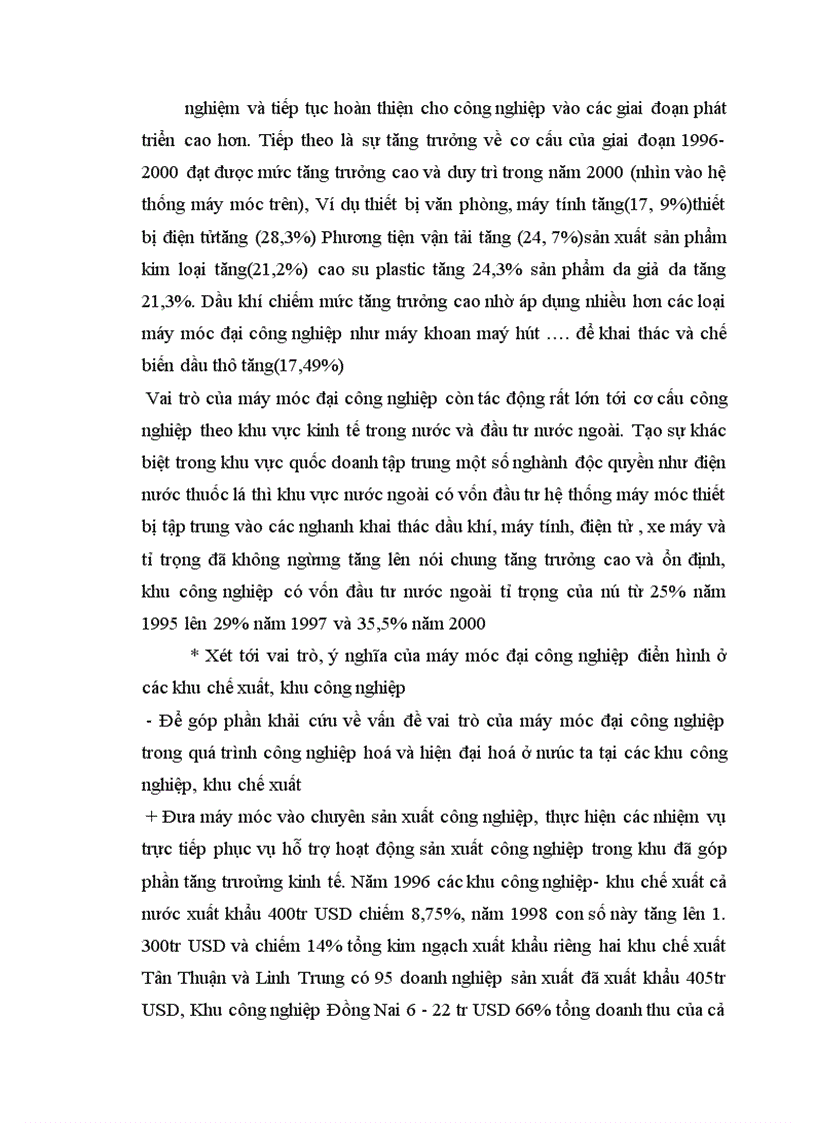 image for page Máy móc đại Công nghiệp, vai trò của nó đối với nền kinh tế Việt Nam