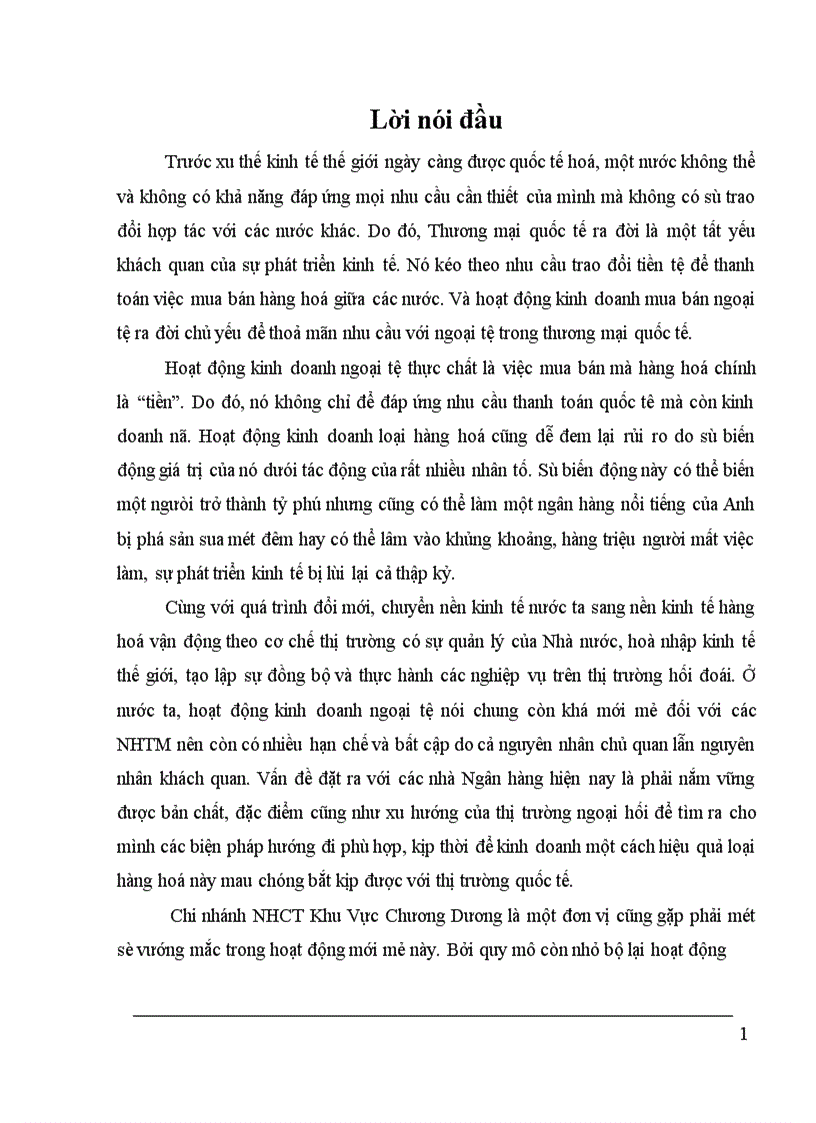 image for page Một số giải pháp nhằm hoàn thiện nghiệp vụ kế toán và nâng cao hiệu quả hoạt động kinh doanh ngoại tệ tại Chi nhánh NHCT khu vực Chương Dương