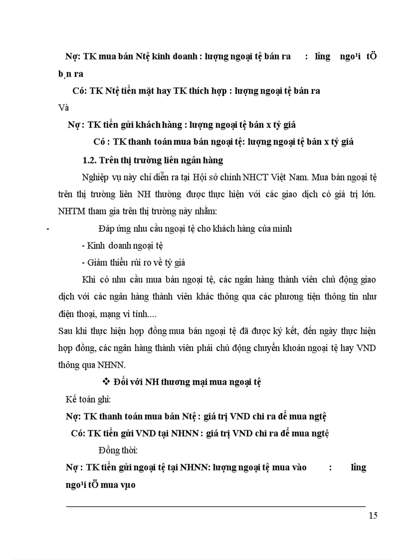 image for page Một số giải pháp nhằm hoàn thiện nghiệp vụ kế toán và nâng cao hiệu quả hoạt động kinh doanh ngoại tệ tại Chi nhánh NHCT khu vực Chương Dương