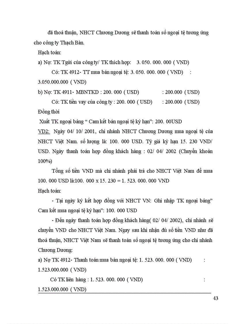 image for page Một số giải pháp nhằm hoàn thiện nghiệp vụ kế toán và nâng cao hiệu quả hoạt động kinh doanh ngoại tệ tại Chi nhánh NHCT khu vực Chương Dương