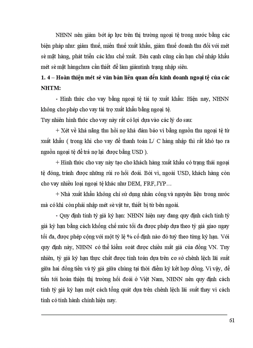 image for page Một số giải pháp nhằm hoàn thiện nghiệp vụ kế toán và nâng cao hiệu quả hoạt động kinh doanh ngoại tệ tại Chi nhánh NHCT khu vực Chương Dương