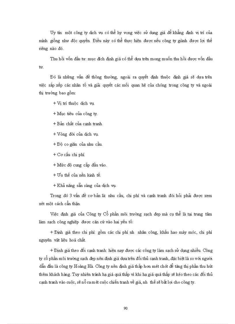 image for page Một số giải pháp Marketing nhằm nâng cao sức cạnh tranh trong hoạt động kinh doanh của công ty Cổ phần môi trường sạch đẹp.