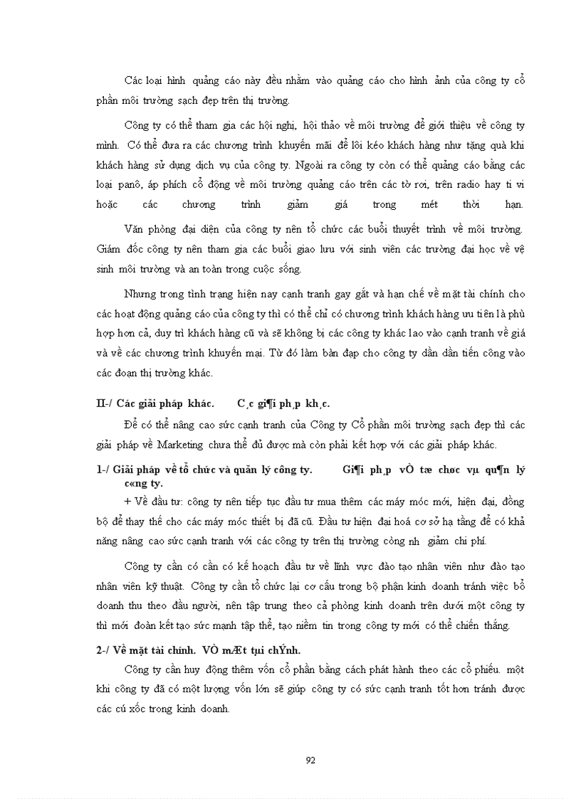 image for page Một số giải pháp Marketing nhằm nâng cao sức cạnh tranh trong hoạt động kinh doanh của công ty Cổ phần môi trường sạch đẹp.