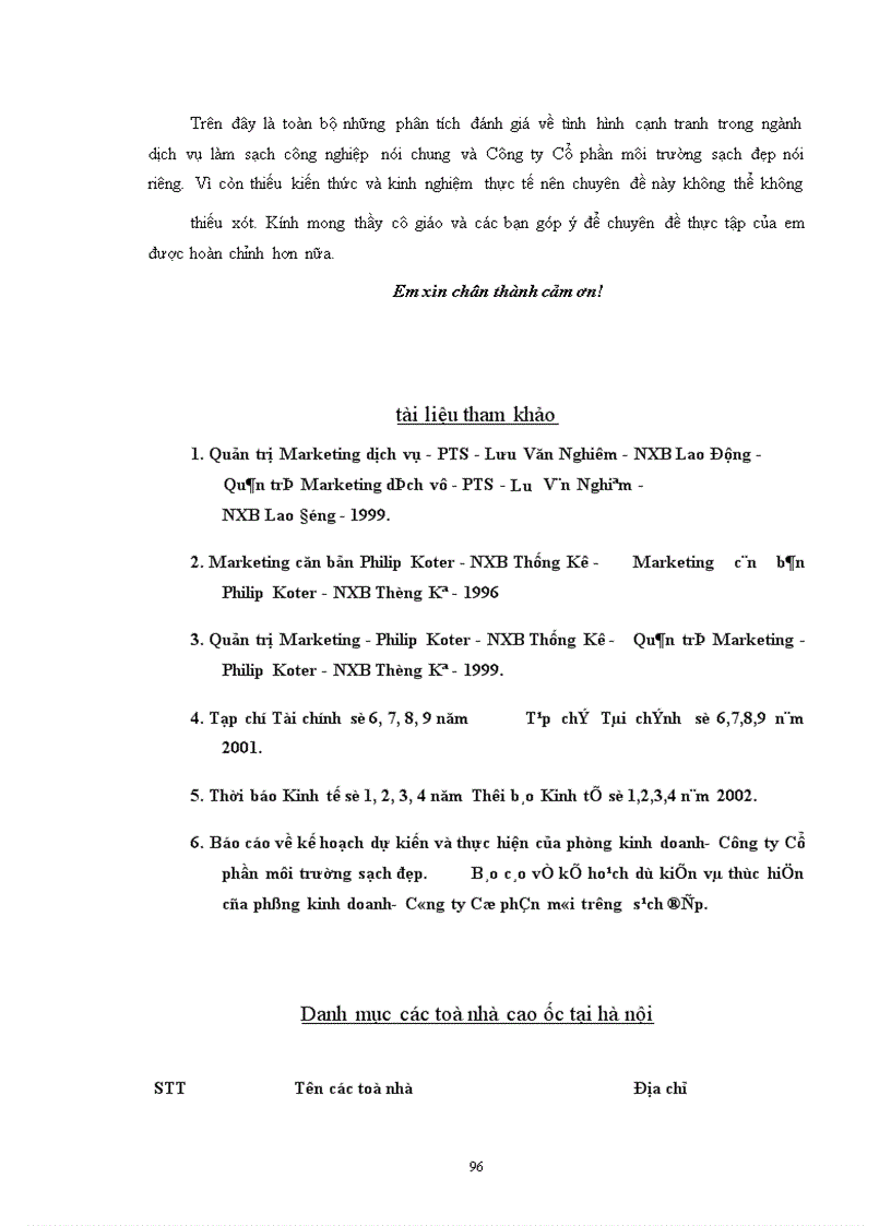 image for page Một số giải pháp Marketing nhằm nâng cao sức cạnh tranh trong hoạt động kinh doanh của công ty Cổ phần môi trường sạch đẹp.