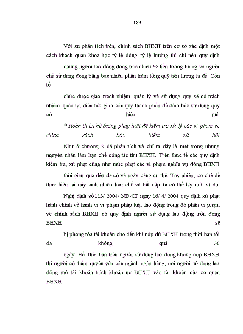 image for page Hoàn thiện pháp luật về quản lý thu, chi bảo hiểm xã hội