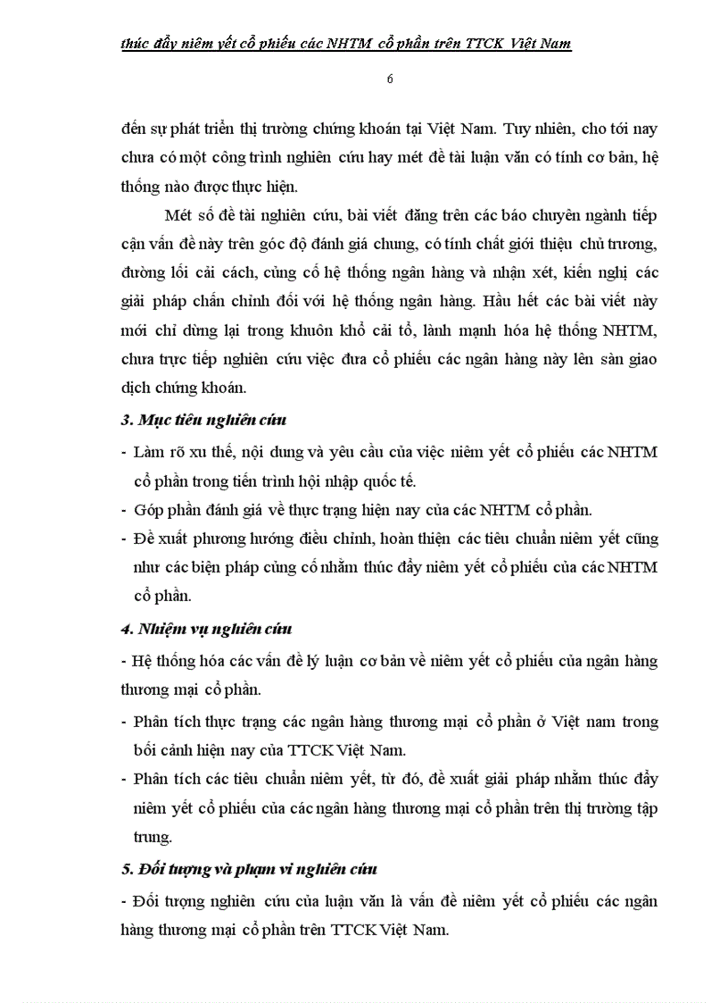 image for page Giải pháp thúc đẩy niêm yết cổ phiếu các ngân hàng thương mại cổ phần Việt Nam TRÊN TTCK