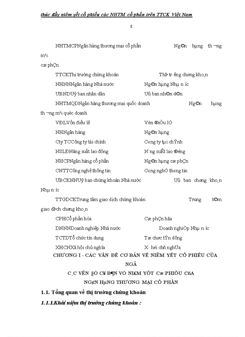 image for page Giải pháp thúc đẩy niêm yết cổ phiếu các ngân hàng thương mại cổ phần Việt Nam TRÊN TTCK