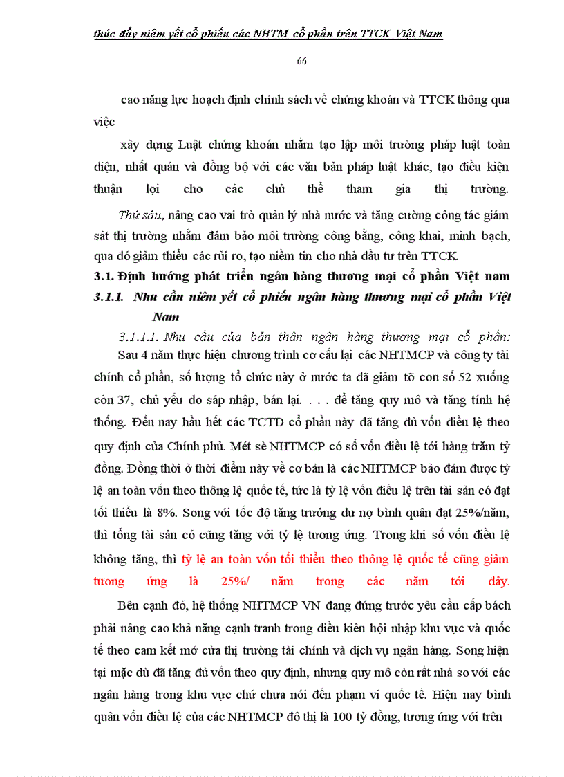 image for page Giải pháp thúc đẩy niêm yết cổ phiếu các ngân hàng thương mại cổ phần Việt Nam TRÊN TTCK