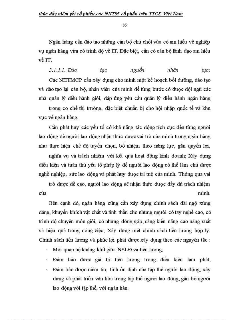 image for page Giải pháp thúc đẩy niêm yết cổ phiếu các ngân hàng thương mại cổ phần Việt Nam TRÊN TTCK