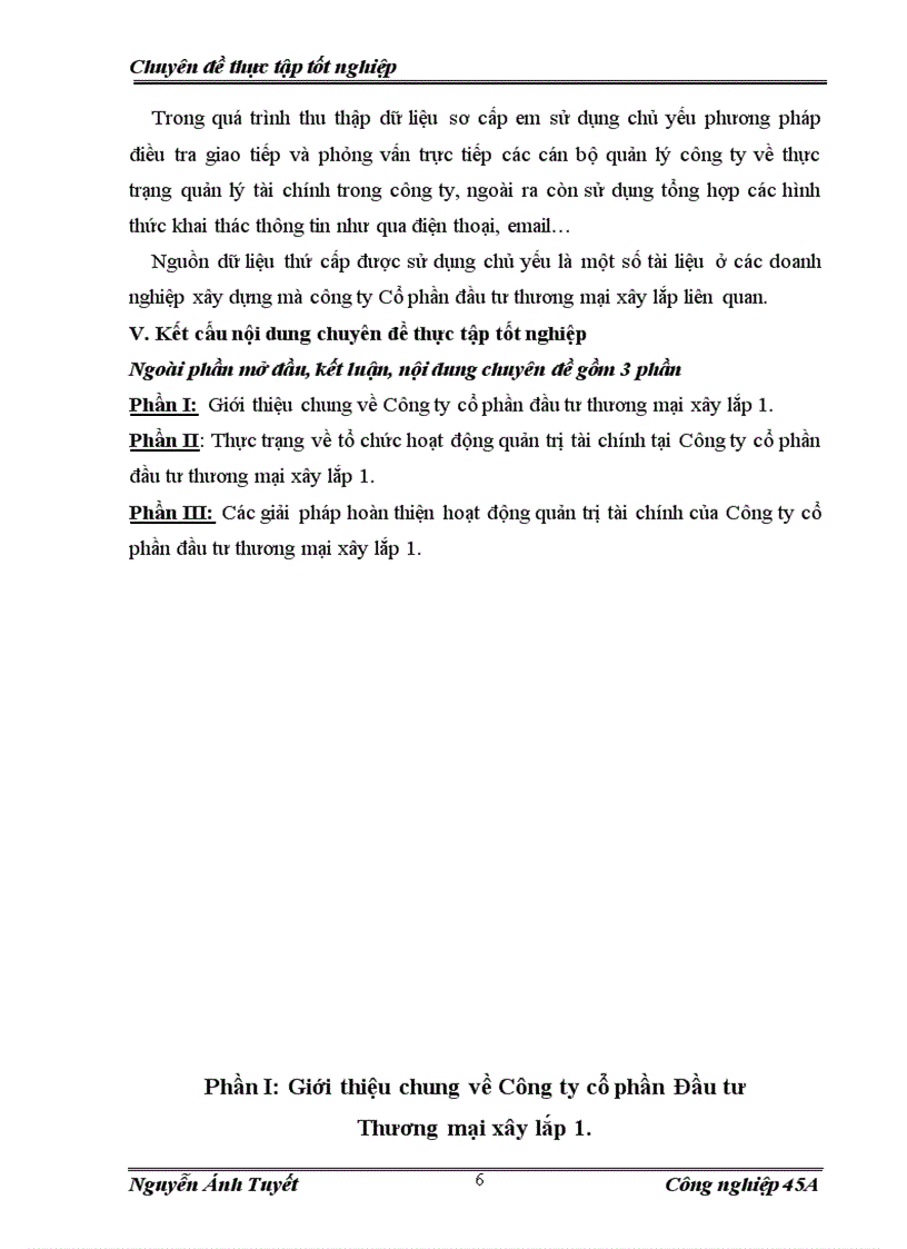 image for page Một số giải pháp hoàn thiện hoạt động quản trị tài chính của công ty cổ phần đầu tư thương mại xây lắp 1