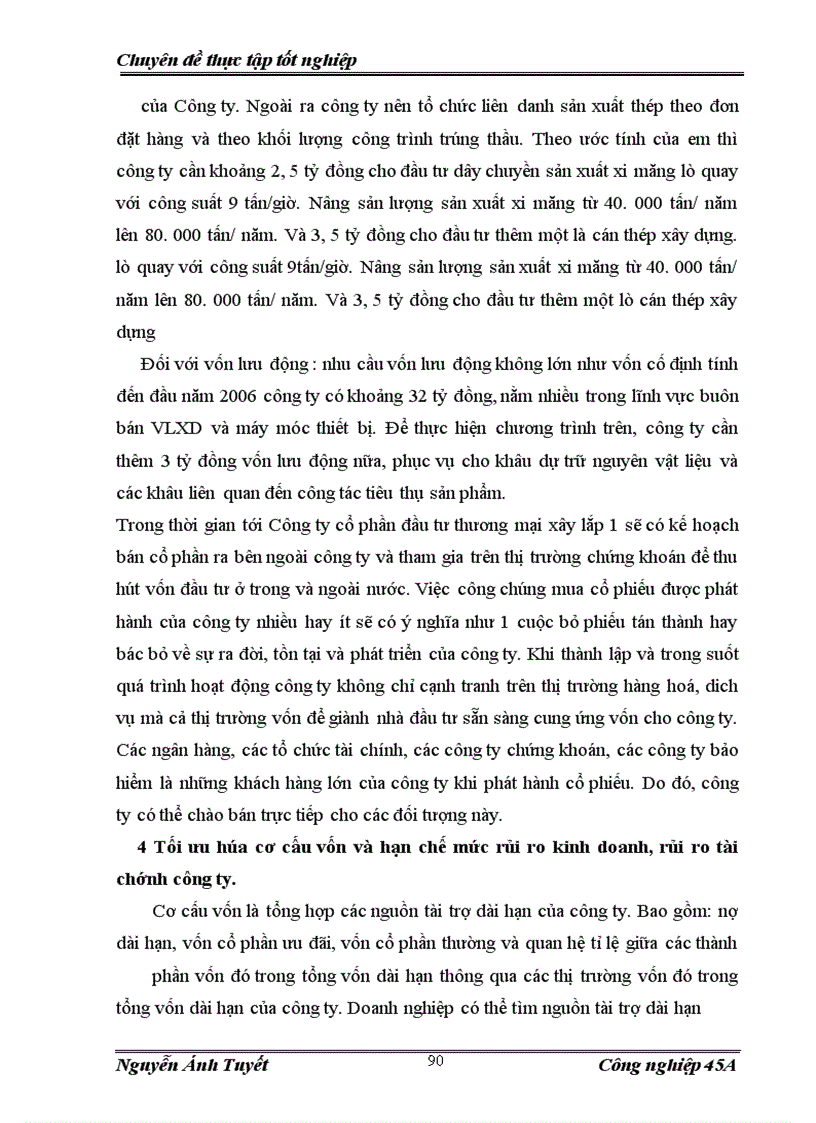 image for page Một số giải pháp hoàn thiện hoạt động quản trị tài chính của công ty cổ phần đầu tư thương mại xây lắp 1