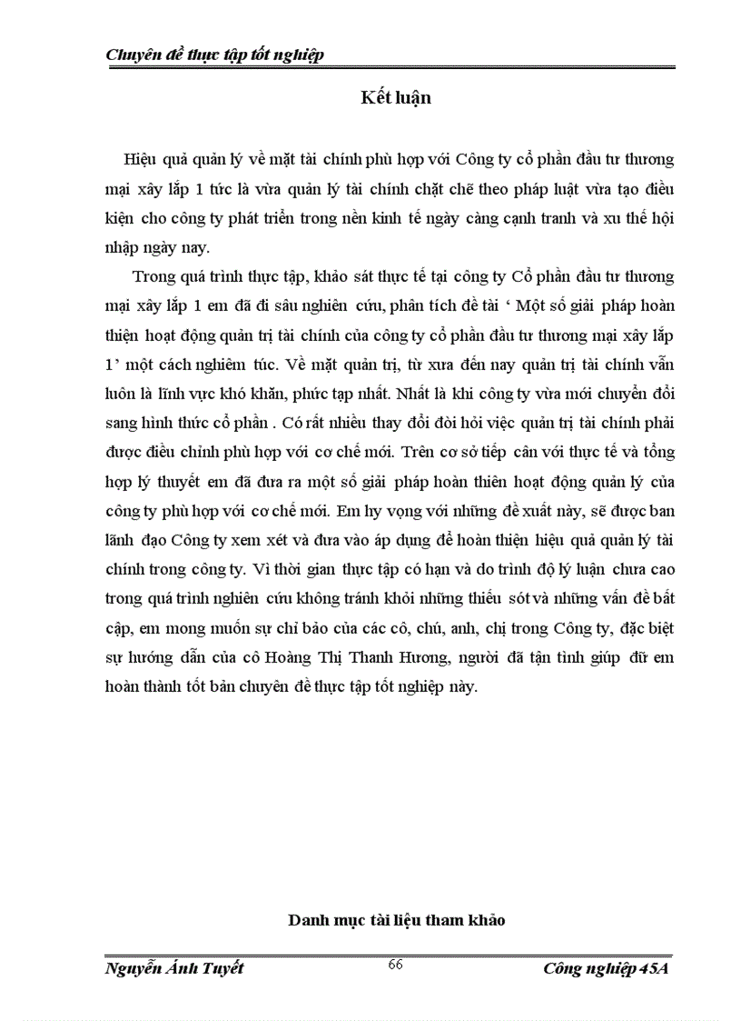 image for page Một số giải pháp hoàn thiện hoạt động quản trị tài chính của công ty cổ phần đầu tư thương mại xây lắp 1