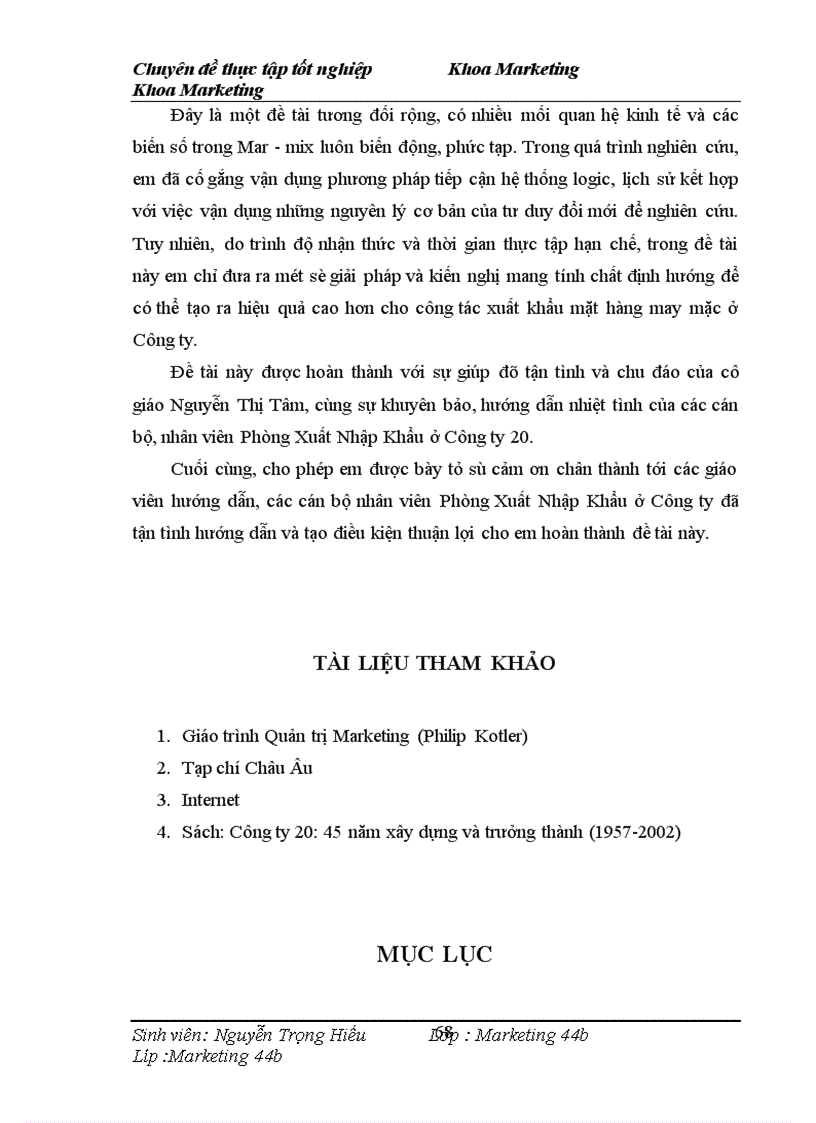 image for page Ứng dụng Marketing-mix trong kinh doanh Xuất Khẩu của công ty 20