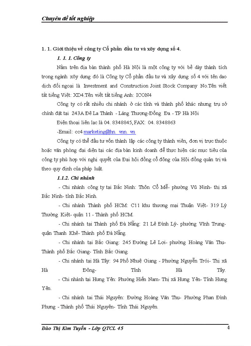 image for page Áp dụng bộ tiêu chuẩn trách nhiệm xã hội SA 8000 tại công ty cổ phần đầu tư và xây dựng số 4