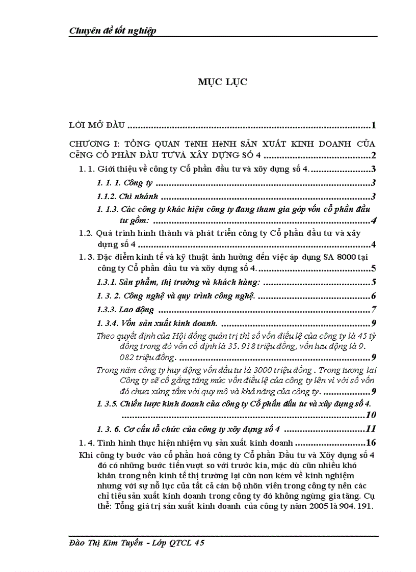 image for page Áp dụng bộ tiêu chuẩn trách nhiệm xã hội SA 8000 tại công ty cổ phần đầu tư và xây dựng số 4