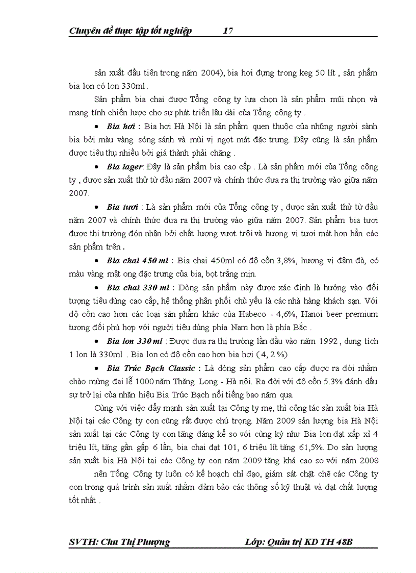 image for page Nâng cao hiệu quả sản xuất kinh doanh của tổng công ty bia - rượu – nước giải khát Hà Nội