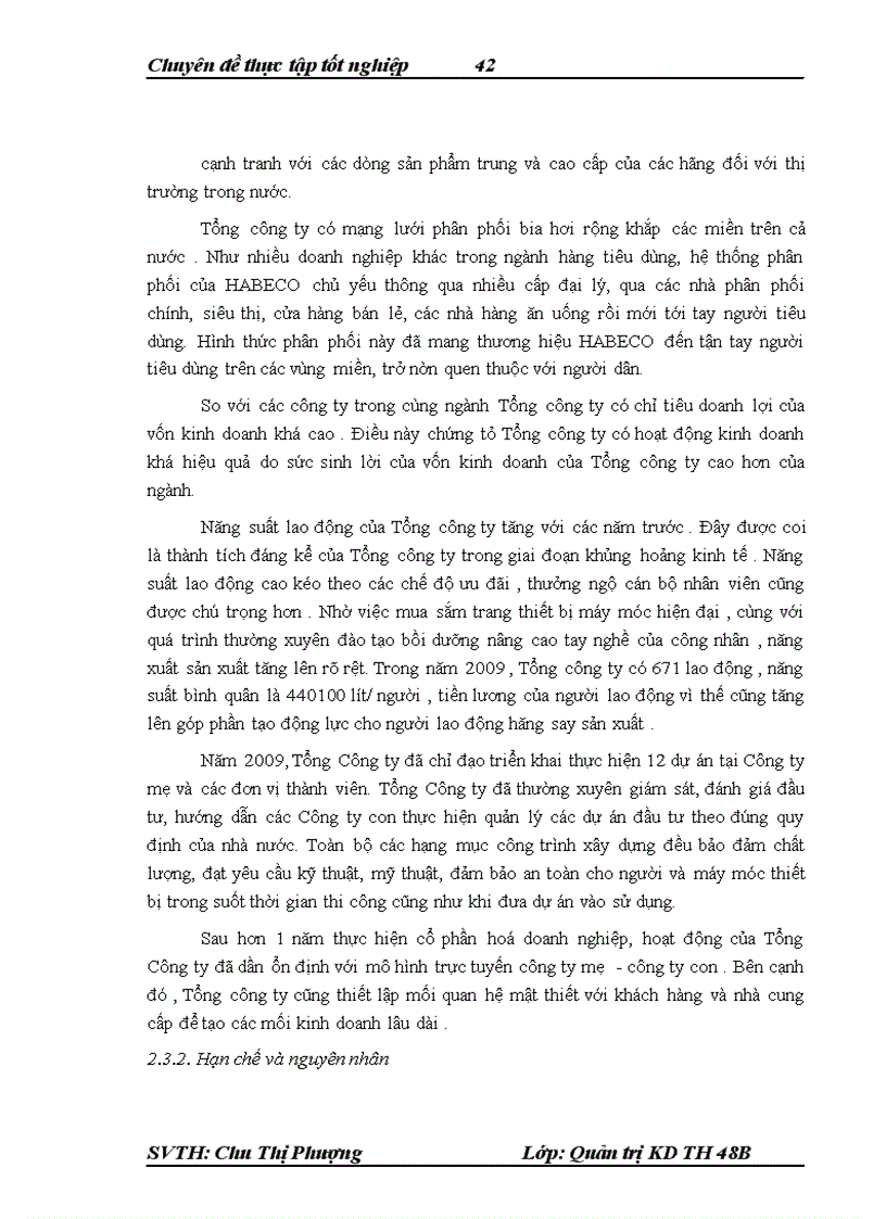 image for page Nâng cao hiệu quả sản xuất kinh doanh của tổng công ty bia - rượu – nước giải khát Hà Nội