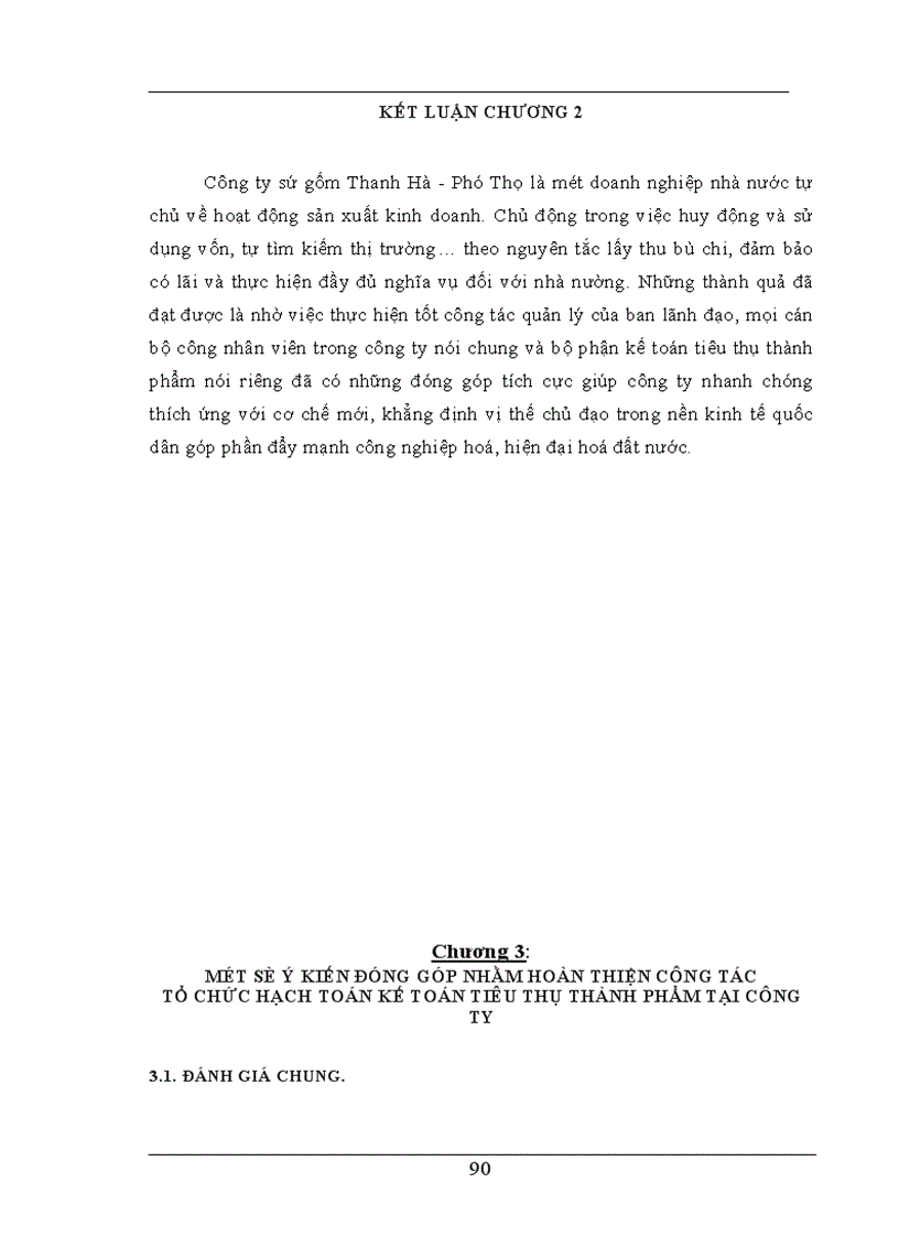 image for page Công tác hạch toán kế toán tiêu thụ thành phẩm tại Công ty sứ gốm Thanh Hà - Phú Thọ.