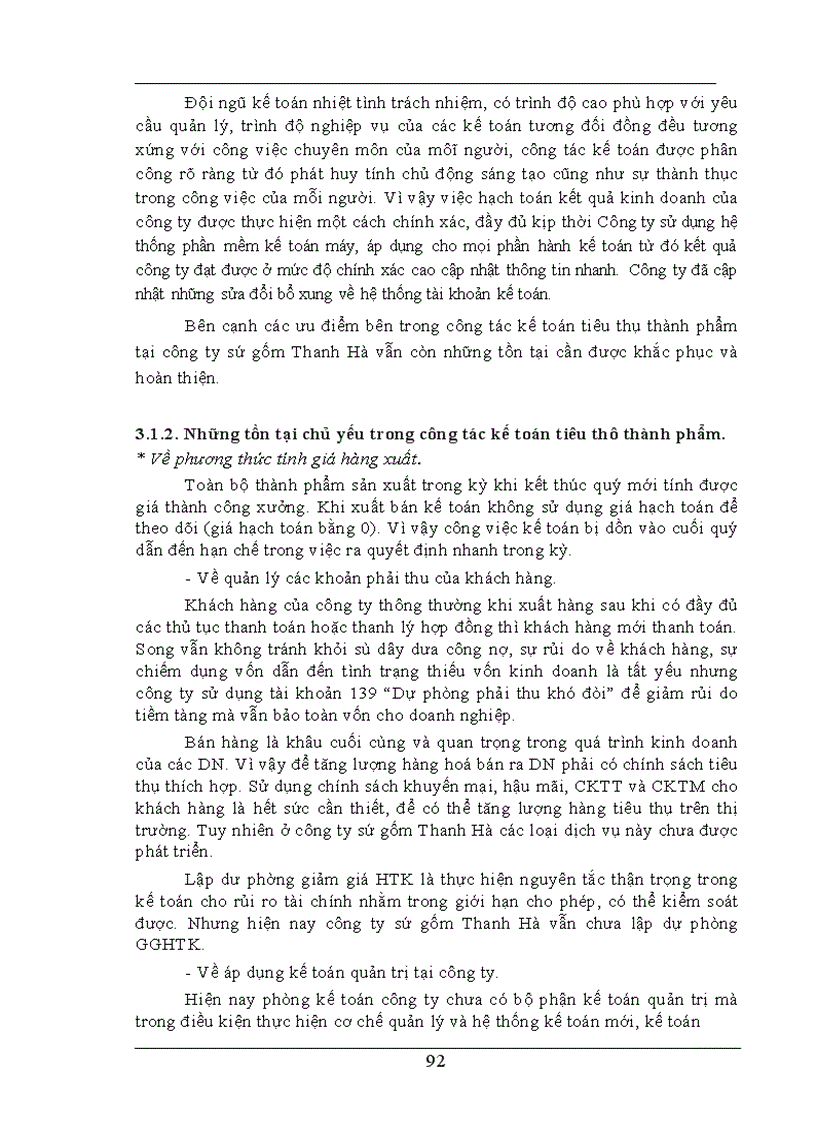 image for page Công tác hạch toán kế toán tiêu thụ thành phẩm tại Công ty sứ gốm Thanh Hà - Phú Thọ.