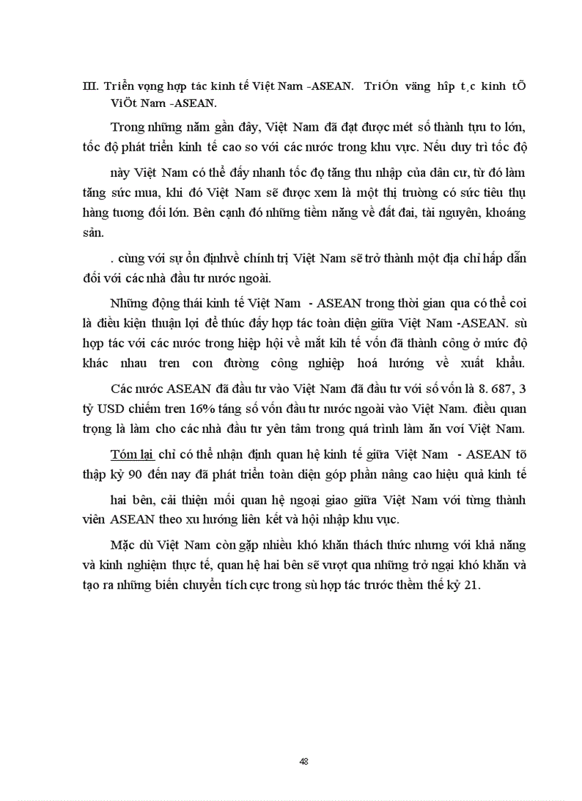 image for page Tình hình và đặc điểm quan hệ kinh tế Việt Nam - ASEAN trước năm 1990