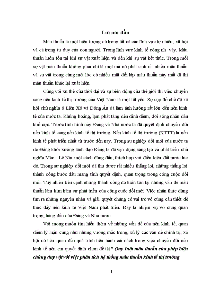 image for page Quy luật mâu thuẫn của phép biện chứng duy vật với việc phân tích hệ thống mâu thuẫn kinh tế thị trường định hướng xã hội chủ nghĩa ở Việt Nam