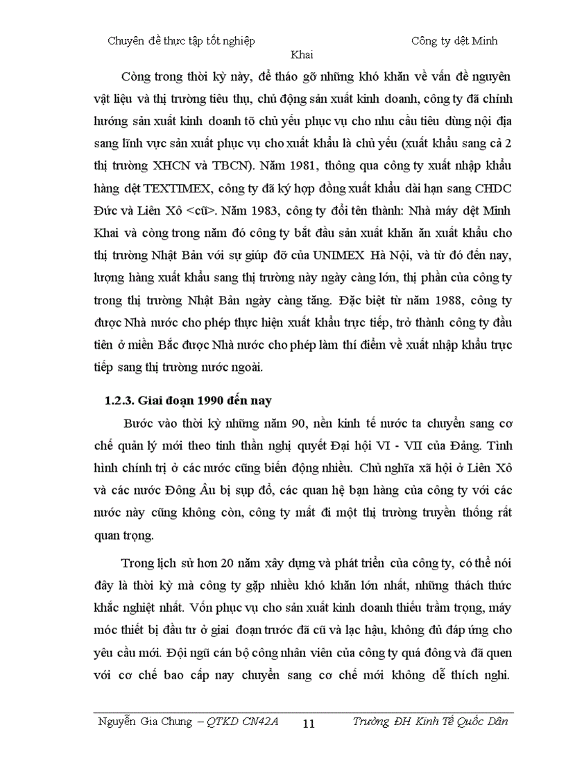 image for page Hoạt động xuất khẩu của công ty dệt Minh Khai: Thực trạng và giải pháp