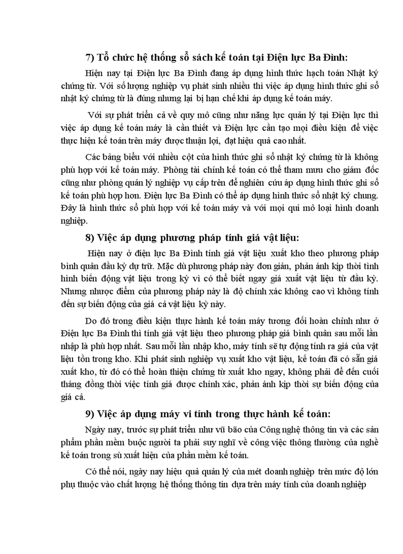 image for page Một số ý kiến đề xuất nhằm hoàn thiện hạch toán kế toán và quản lý nguyên liệu, vật liệu tại điện lực ba đình - hà nội.