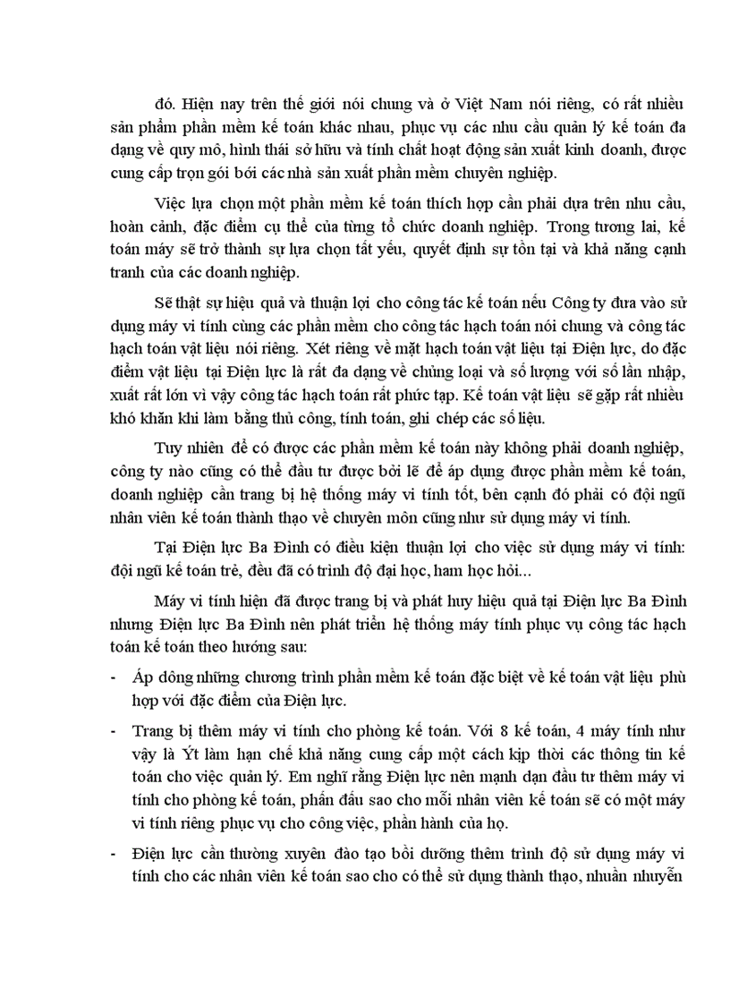 image for page Một số ý kiến đề xuất nhằm hoàn thiện hạch toán kế toán và quản lý nguyên liệu, vật liệu tại điện lực ba đình - hà nội.