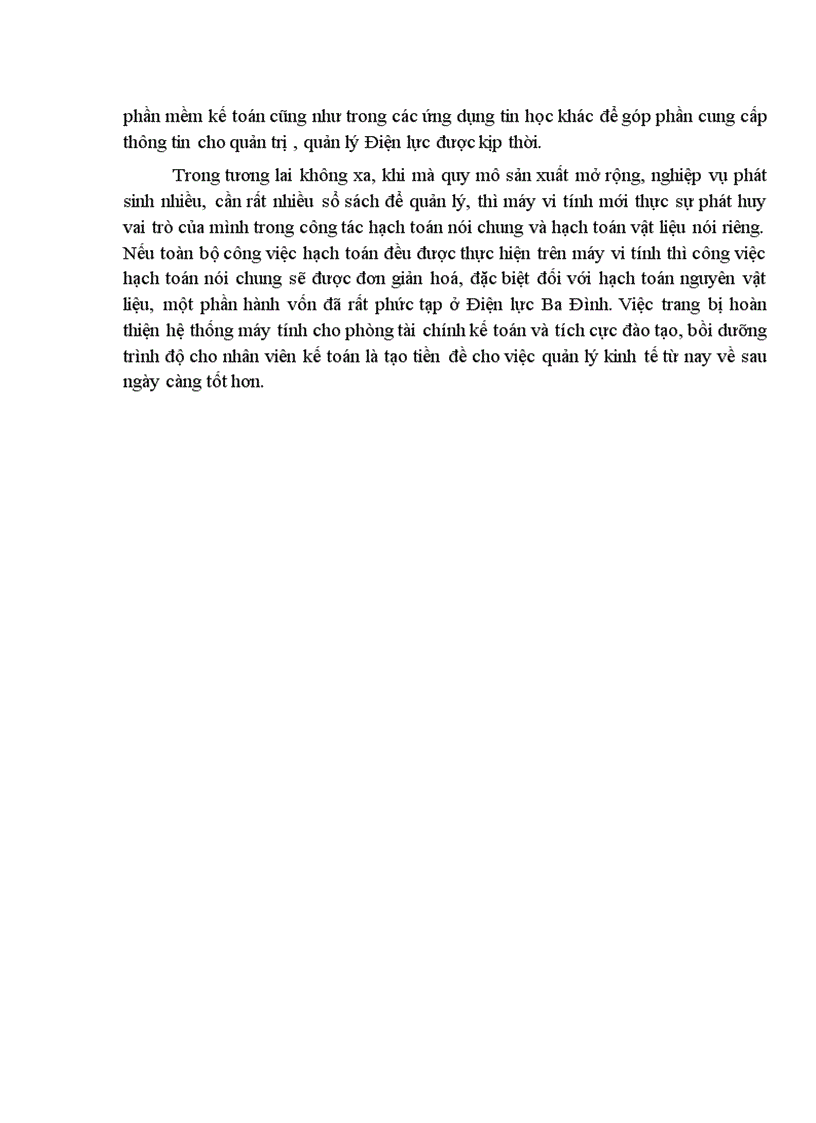 image for page Một số ý kiến đề xuất nhằm hoàn thiện hạch toán kế toán và quản lý nguyên liệu, vật liệu tại điện lực ba đình - hà nội.