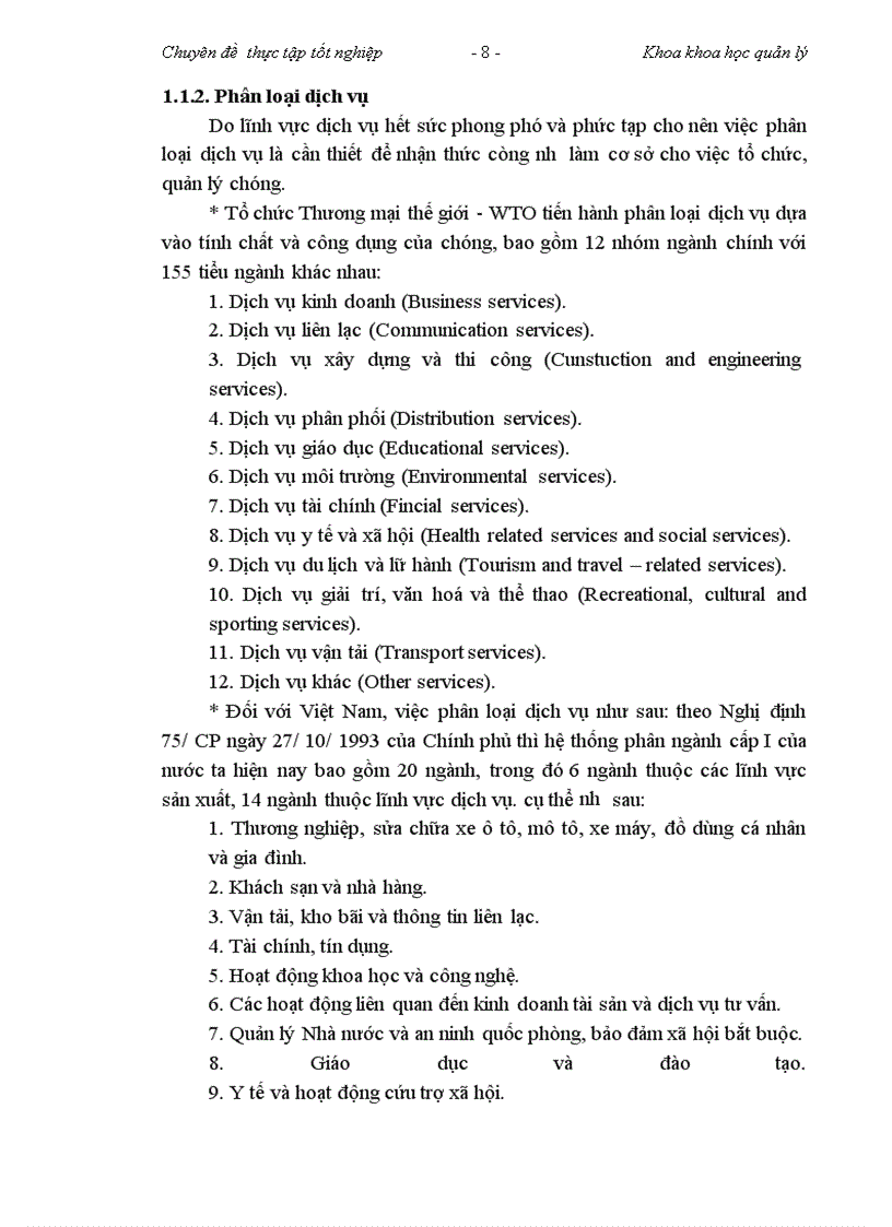 image for page Thực trạng và các giải pháp phát triển dịch vụ chất lượng cao của thành phố Hà Nội tới năm 2010, tầm nhìn 2020