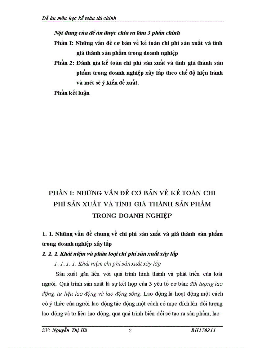 image for page Kế toán chi phí sản xuất và tính giá thành sản phẩm trong doanh nghiệp xây lắp