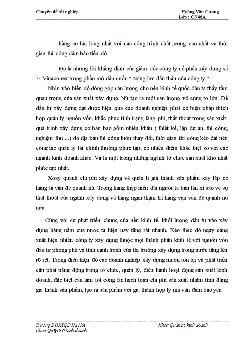 image for page Biện pháp hạ giá thành sản phẩm xây lắp ở công ty cổ phần xây dựng số 1 – vinaconex