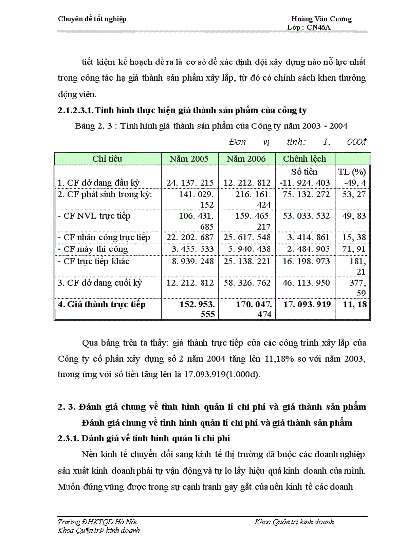 image for page Biện pháp hạ giá thành sản phẩm xây lắp ở công ty cổ phần xây dựng số 1 – vinaconex