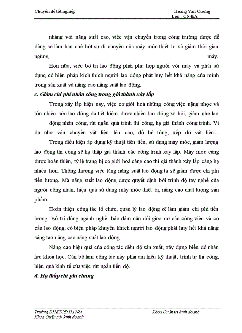 image for page Biện pháp hạ giá thành sản phẩm xây lắp ở công ty cổ phần xây dựng số 1 – vinaconex