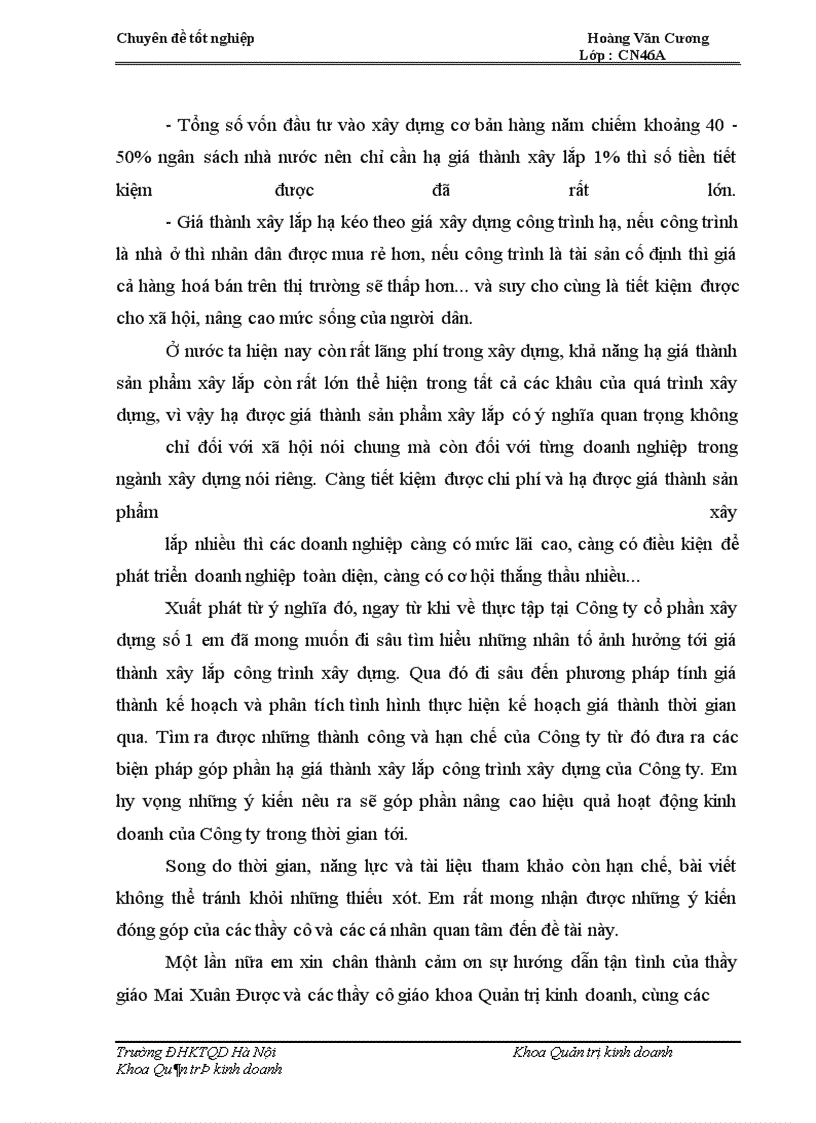 image for page Biện pháp hạ giá thành sản phẩm xây lắp ở công ty cổ phần xây dựng số 1 – vinaconex