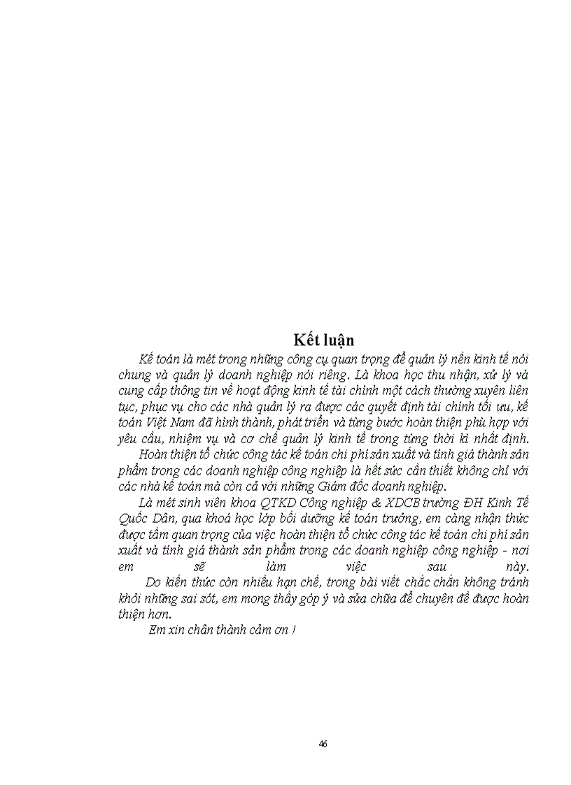 image for page Tổ chức công tác kế toán chi phí sản xuất và tính giá thành sản phẩm trong doanh nghiệp công nghiệp