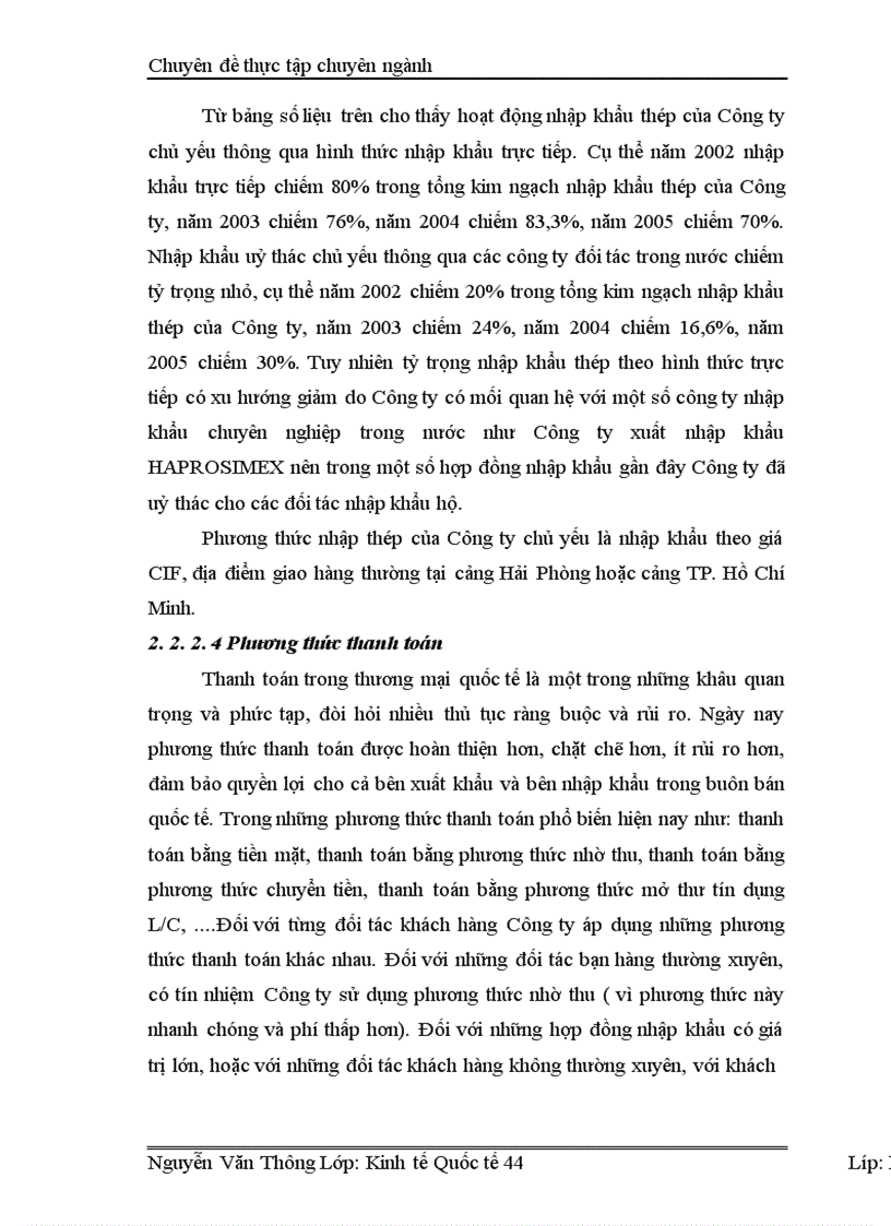 image for page Hoạt động nhập khẩu thép của Công ty Cổ phần Tổng Bách hoá - Bộ Thương mại:Thực trạng và giải pháp