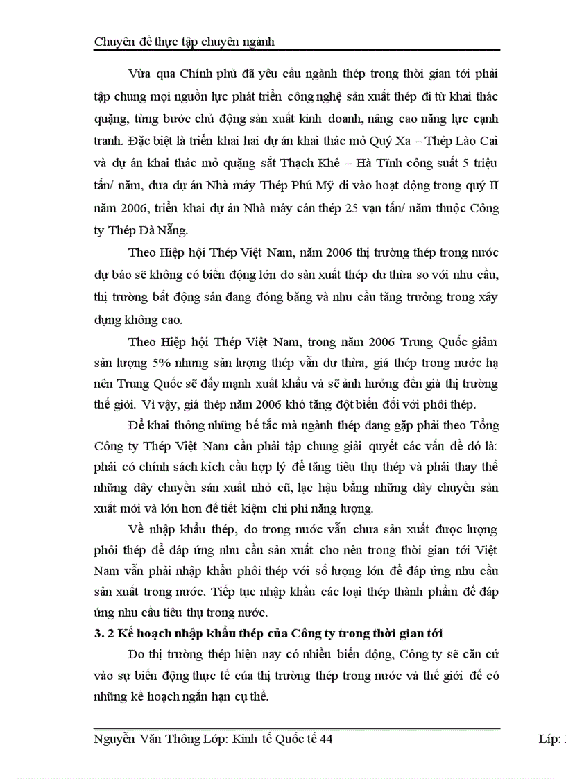 image for page Hoạt động nhập khẩu thép của Công ty Cổ phần Tổng Bách hoá - Bộ Thương mại:Thực trạng và giải pháp